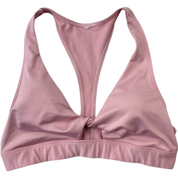 Victoria’s Secret PINK Ultimate Twist Front Sports Bra Light Pink Size Large - Picture 2 of 9